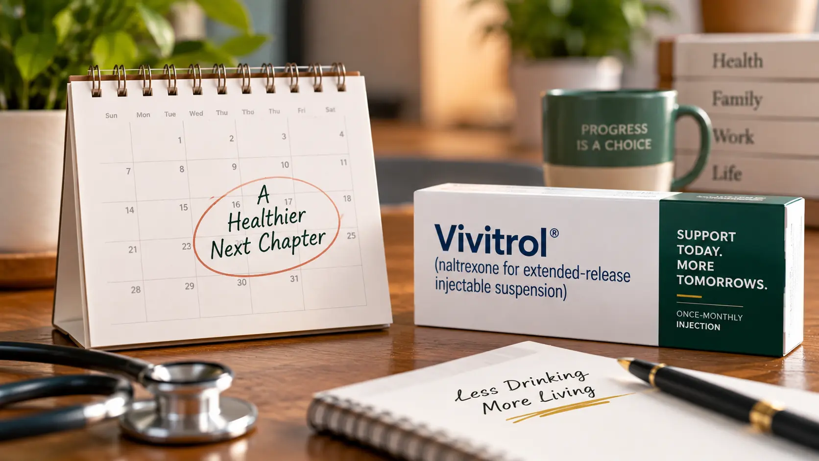 Vivitrol monthly naltrexone injection treatment for alcohol use disorder